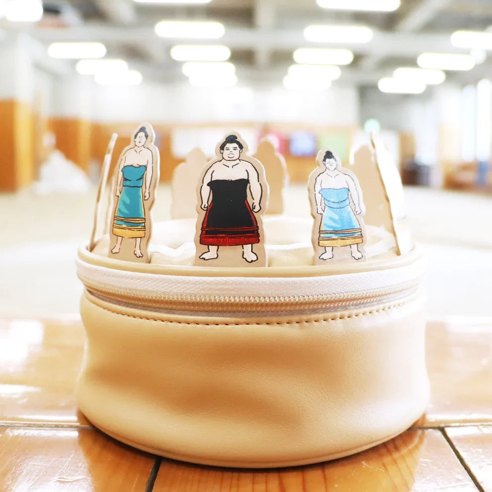 Sumo Dohyo Entrance Round Pouch