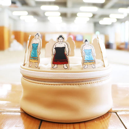 Sumo Dohyo Entrance Round Pouch