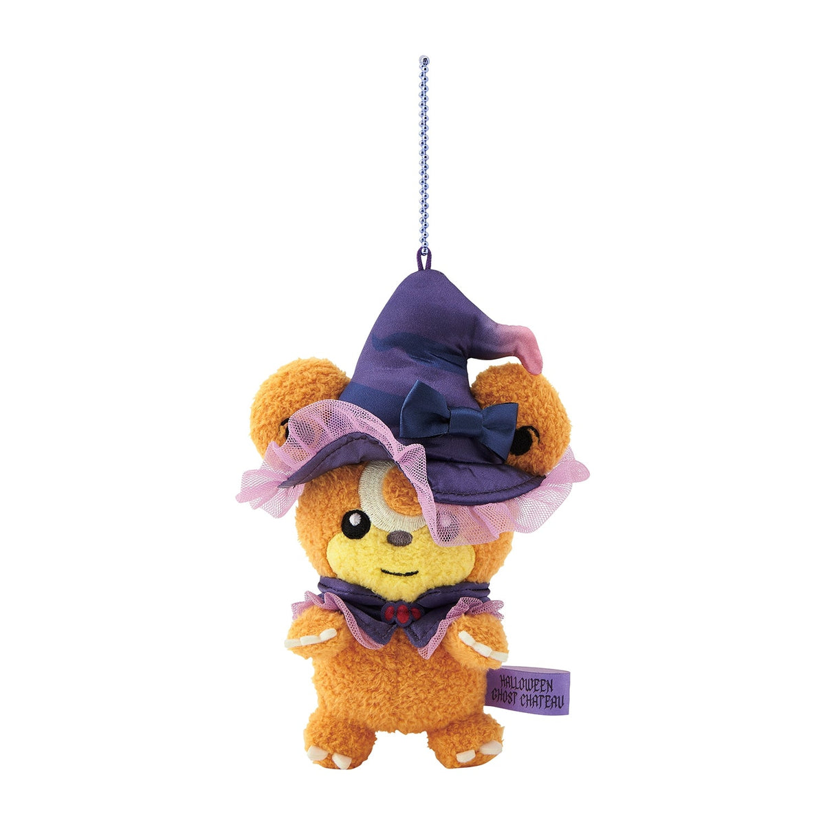 Pokemon Halloween Ghost Chateau Teddiursa Mascot Plush Keychain