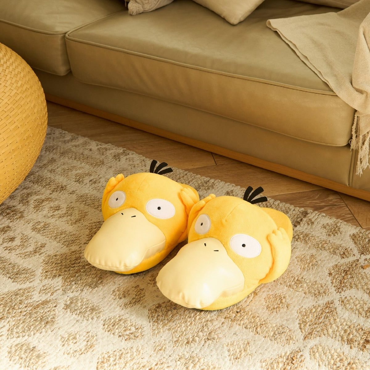 Pokemon Psyduck Fluffy Room Slippers