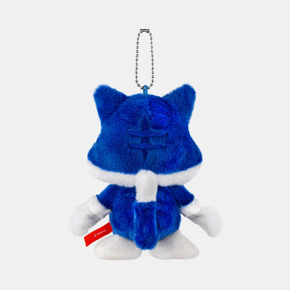 Super Mario Cat Toad Mascot Plush with Ball Chain