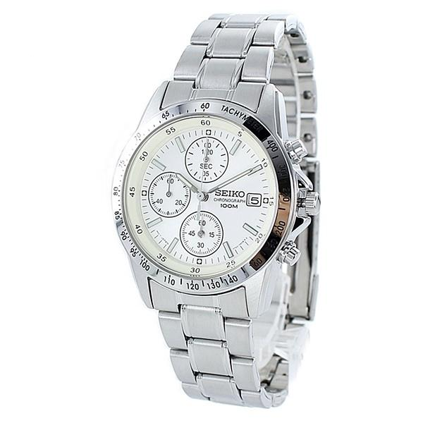 Seiko SND363PC Stainless Steel Chronograph Quartz Watch