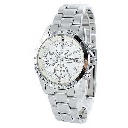 Seiko SND363PC Stainless Steel Chronograph Quartz Watch