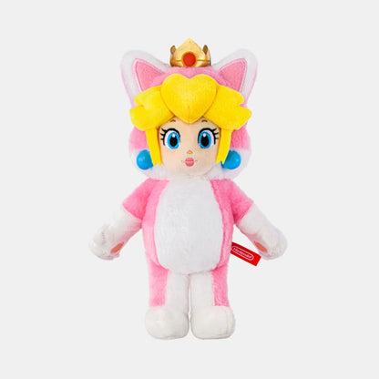 Super Mario Cat Peach Mascot Plush with Ball Chain