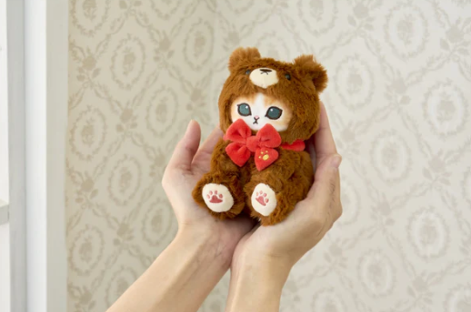 mofusand Teddy Bear Meow Mascot Keychain
