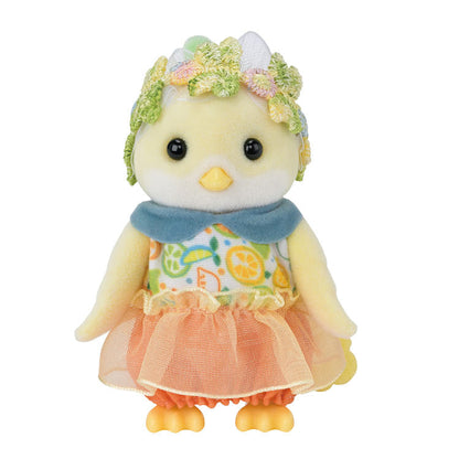 Sylvanian Families Epoch FS-62 Doll Set  Citrus Bird Family