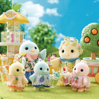 Sylvanian Families Citrus Bird Family FS-62 Figure Set