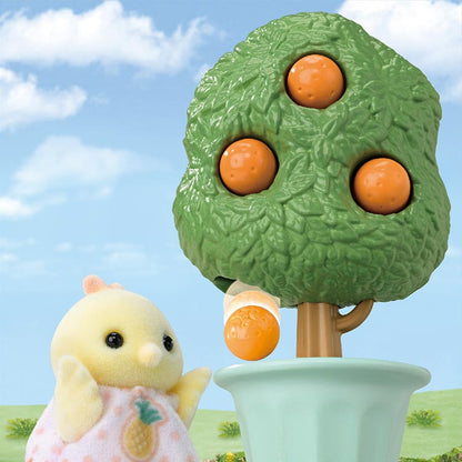 Sylvanian Families Epoch FS-62 Doll Set  Citrus Bird Family