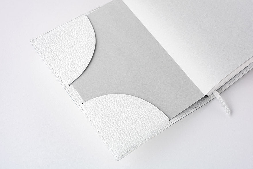 Hobonichi Techo 2026 A6 Original Planner Cover ARTS&SCIENCE Matte Shrink Leather White