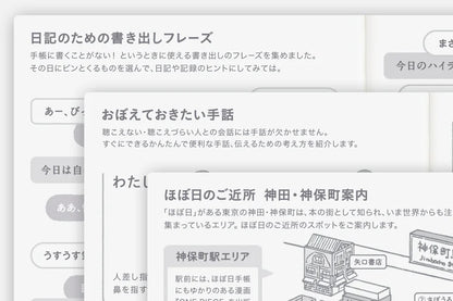 Hobonichi Techo 2027 Day-Free A6 Planner Monthly + Notebook Japanese Version