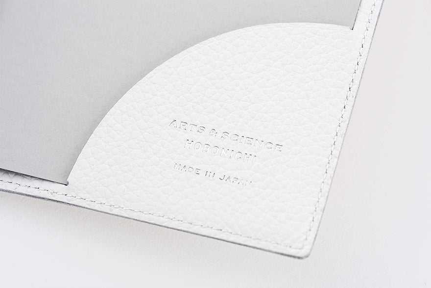 Hobonichi Techo 2026 A6 Original Planner Cover ARTS&SCIENCE Matte Shrink Leather White