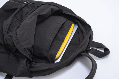 Hobonichi Techo 2026 Packable Backpack Lightweight Foldable Nylon Travel Bag