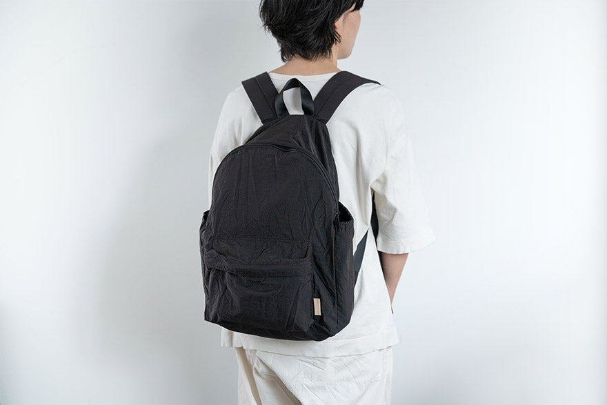 Hobonichi Techo 2026 Packable Backpack Lightweight Foldable Nylon Travel Bag