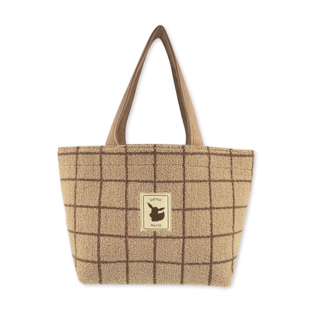 Pokemon Eevee Fuzzy Sagara & Corduroy Mini Tote Bag