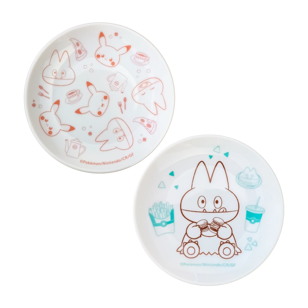 Pokemon Pokepeace Diner Ceramic Small Plates Set (2 Pieces)