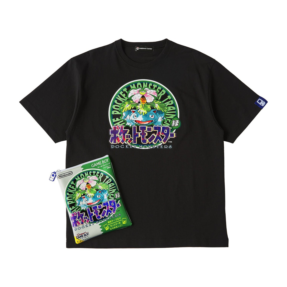 Pokemon Green Game Cartridge Style T-Shirt
