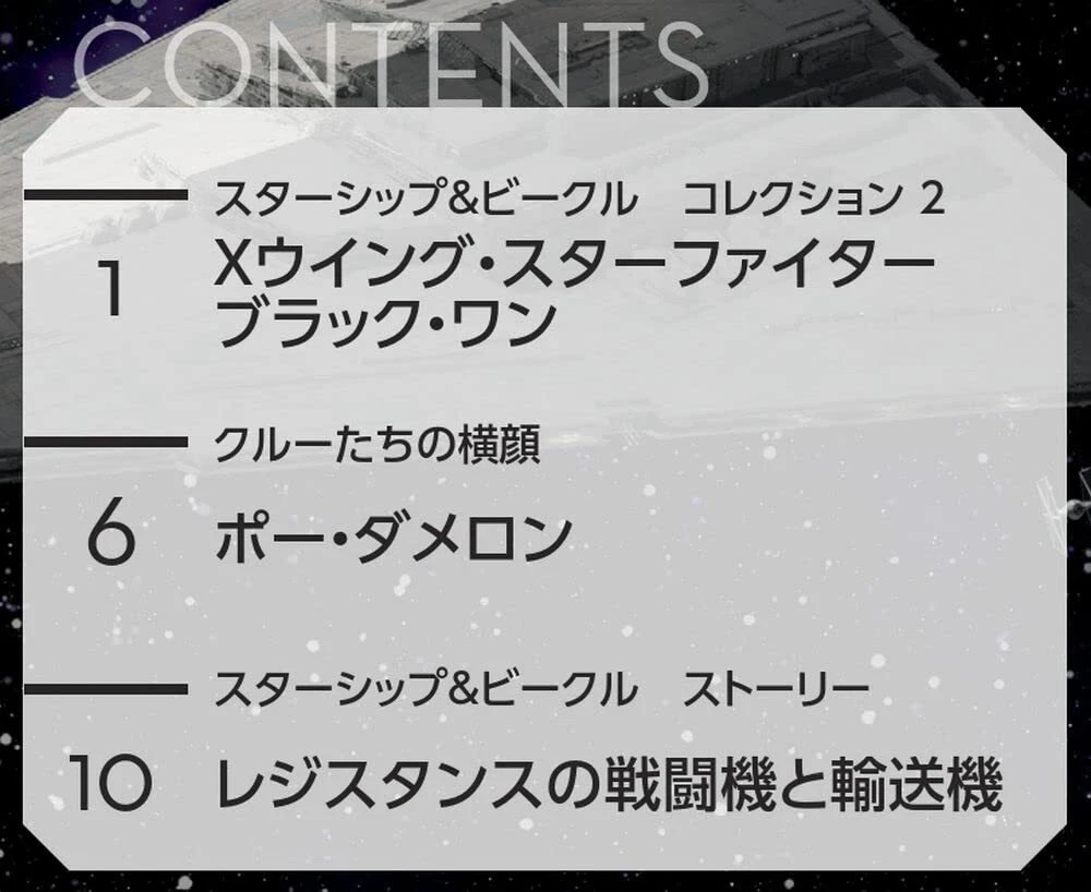 DeAgostini Star Wars Starships & Vehicles Collection – Issue 2 Japanese