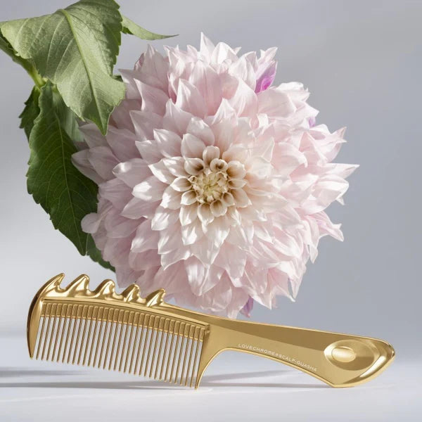 LOVECHROME K24GP Scalp Massage Hair Comb Gold