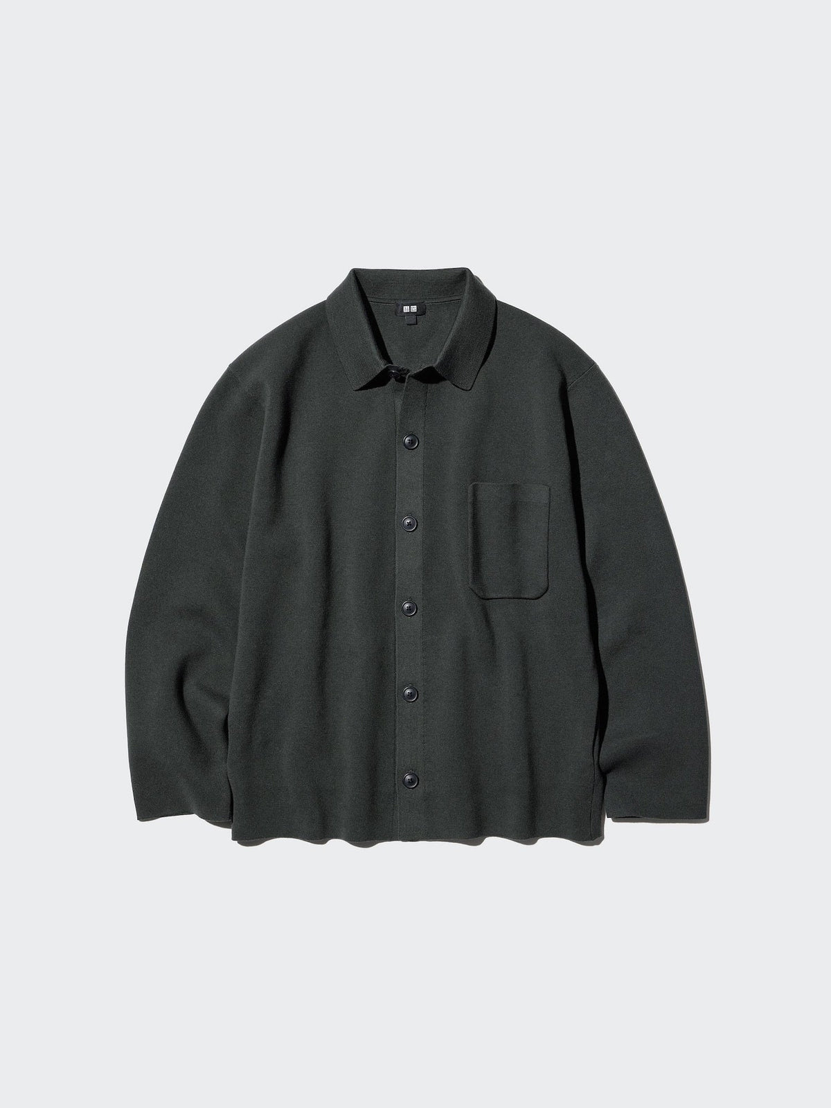 Uniqlo Milano Rib Shirt Cardigan