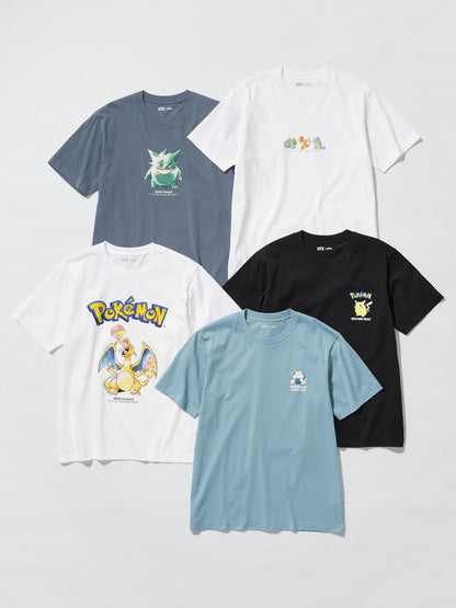 Uniqlo UT Pokemon 30th Anniversary Watercolor Graphic T-Shirt