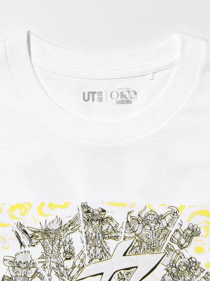 UNIQLO Saint Seiya Manga UT T-Shirt Shueisha 100th Anniversary Graphic Cotton Tee