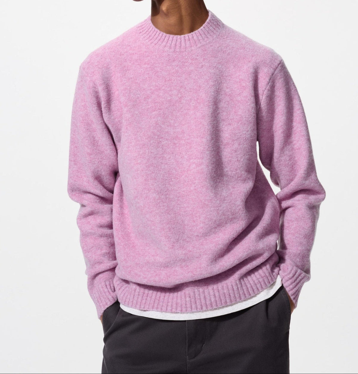 Soufflé Yarn Crew Neck Sweater
