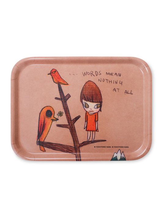 Yoshitomo Nara Words Mean Nothing at All 2012 Art Tray