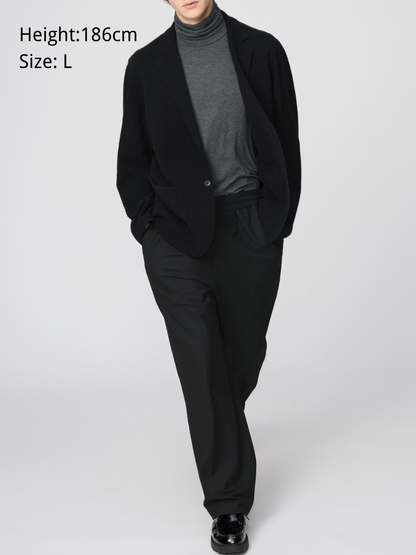 UNIQLO HeatTech Cashmere Blend Ultra Stretch Turtleneck Top 9-Sleeve