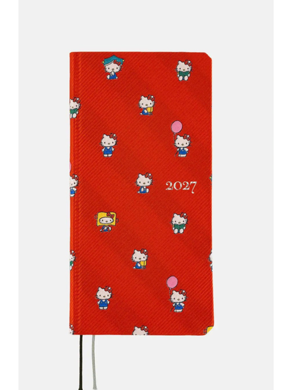 Hobonichi Techo 2027 HELLO KITTY "Techo to Otomodachi" Weeks Planner