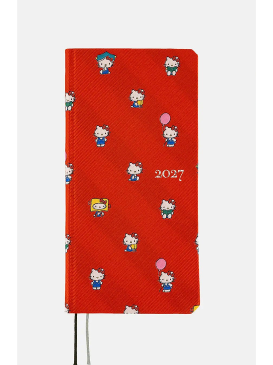 Hobonichi Techo 2027 HELLO KITTY "Techo to Otomodachi" Weeks Planner