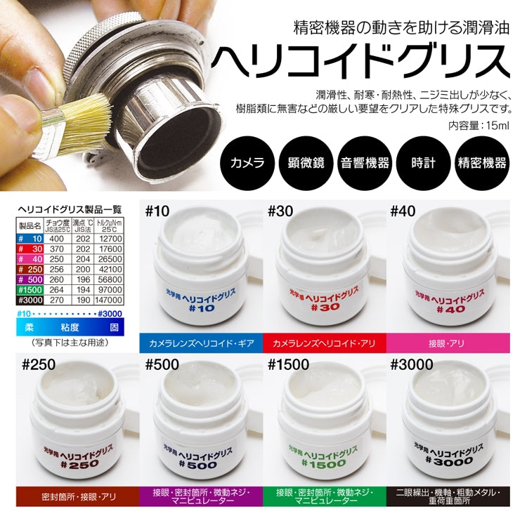 Japan Hobby Tool Optical Helicoid Grease #30 15ml