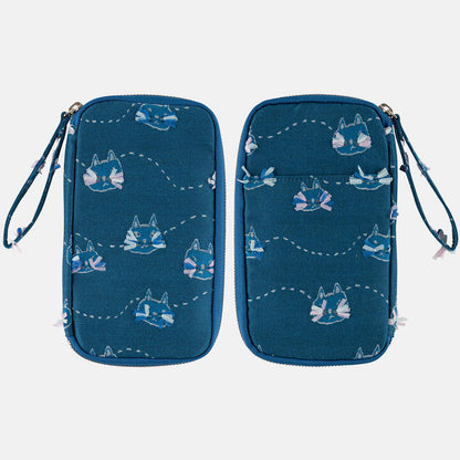 Hobonichi Techo 2026 Cat Pattern Small Drawer Pouch