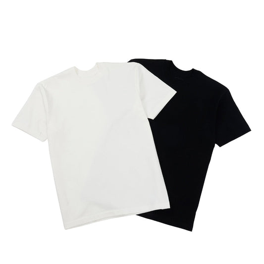 Hanes Men’s 2-Pack Crew Neck T-Shirts SHIRO & KURO HM1