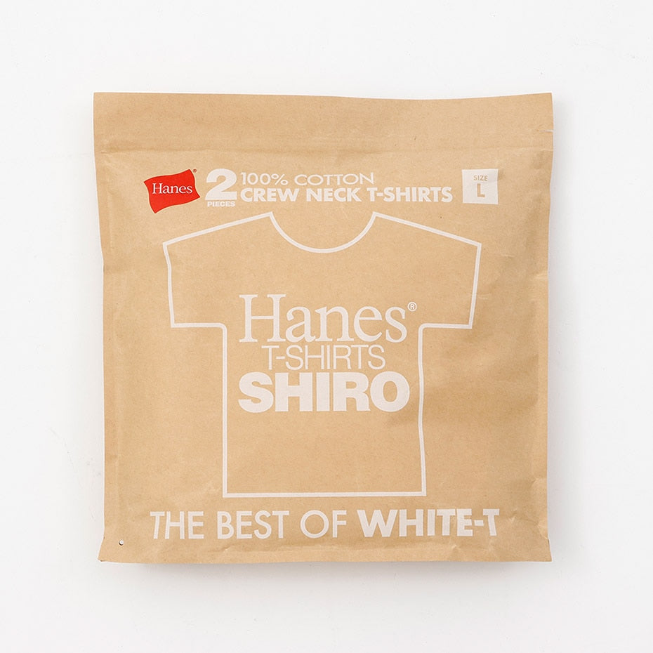 Hanes Men’s 2-Pack Crew Neck T-Shirts SHIRO & KURO HM1