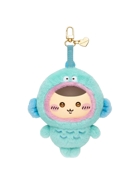 Chiikawax Sanrio Characters Kiramekko Plush Doll(Kurimanju X Hangyodon)