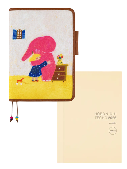 Hobonichi Techo 2026 Cousin A5 Cover – Keiko Shibata “Reunion”