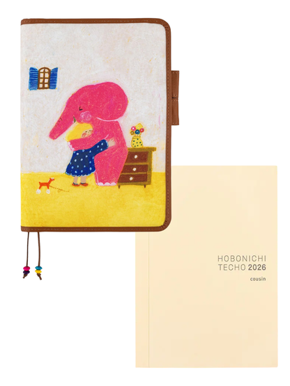 Hobonichi Techo 2026 Cousin A5 Cover – Keiko Shibata “Reunion”
