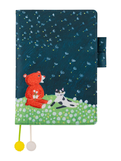 Hobonichi Techo 2026 Cousin A5 Cover – Keiko Shibata “Dandelion Field Breeze”
