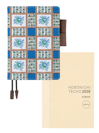 Hobonichi Techo 2026 Classic Fabrics Wildflowers Cover A6 Floral Planner Cover