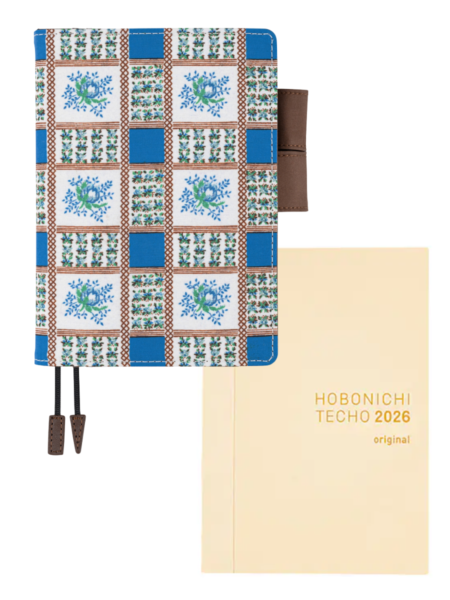 Hobonichi Techo 2026 Classic Fabrics Wildflowers Cover A6 Floral Planner Cover