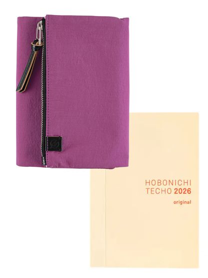Hobonichi Techo 2026 Tragen Purple Cover A6 A5 Nylon Planner Cover