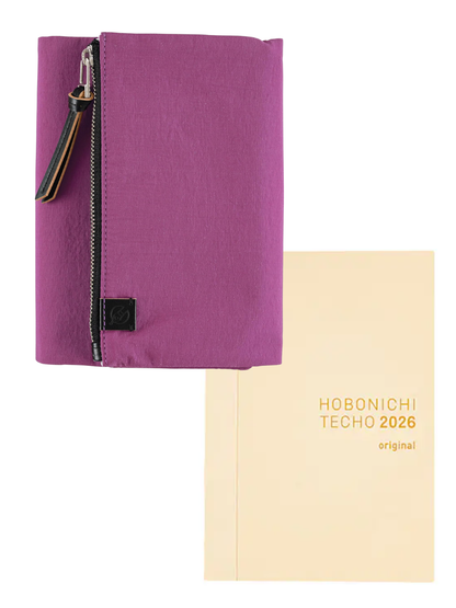 Hobonichi Techo 2026 Tragen Purple Cover A6 A5 Nylon Planner Cover