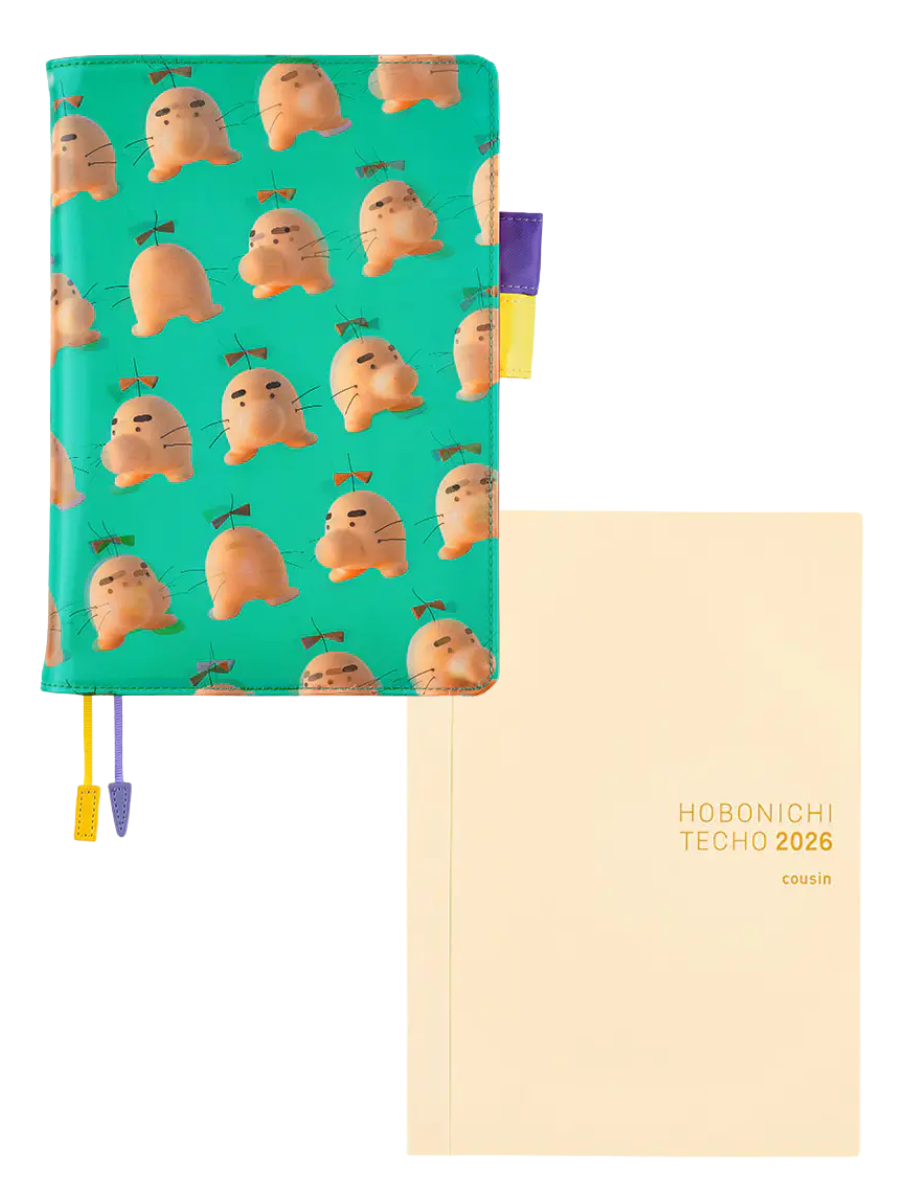 Hobonichi Techo Cousin A5 Planner Cover MOTHER Mr. Saturn Genki Genki