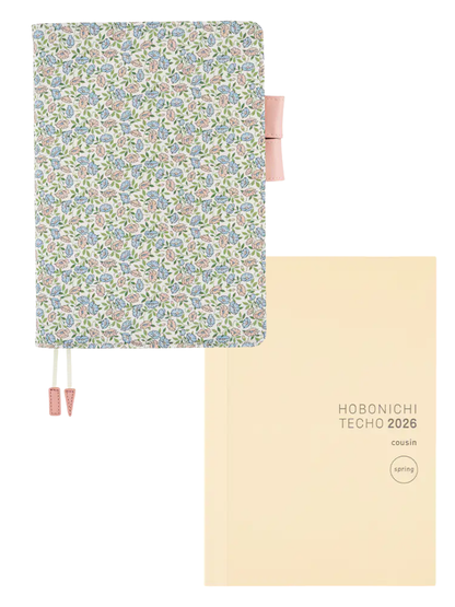 Hobonichi Liberty Fabrics Sasha Kiora Cousin A5 Planner Cover