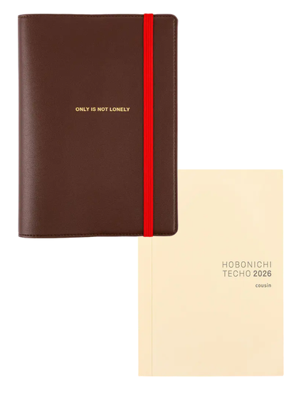 Hobonichi Techo 2026 A5 Cousin Notebook Cover Chocolate