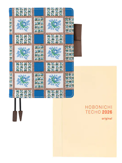 Hobonichi Techo 2026 Classic Fabrics Wildflowers Cover A6 Floral Planner Cover