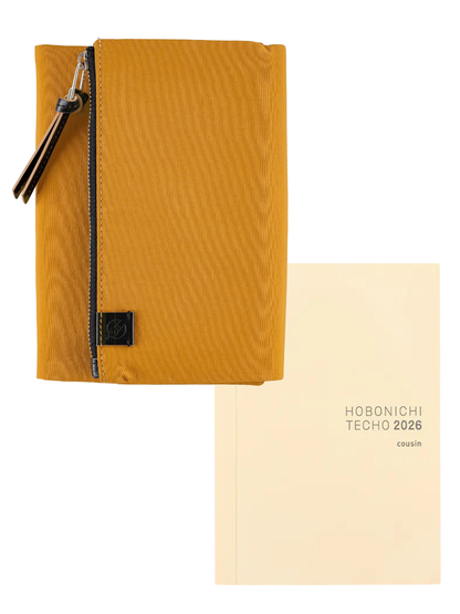 Hobonichi Techo 2026 Tragen Mustard Cover A6 A5 Nylon Planner Cover
