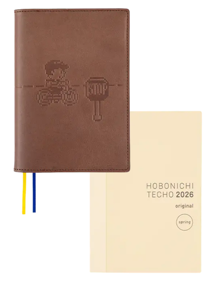 Hobonichi Techo 2026 MOTHER Kurukuru Pedal Original Size (A6) Planner Cover