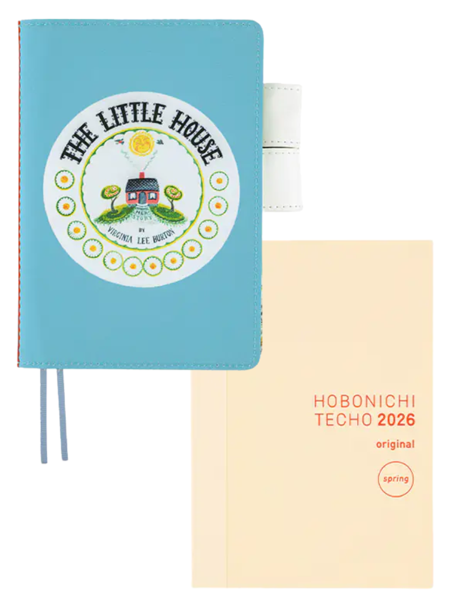 Hobonichi Techo A6 The Little House Planner Cover by Virginia Lee Burton Original Size