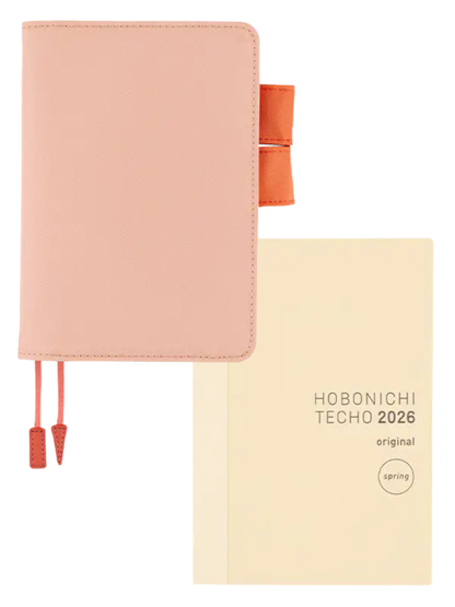 Hobonichi Techo Colors Airy Flamingo Cover Original Size A6 Polyester Planner Cover